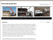 Tablet Screenshot of concretepumphire.co.za